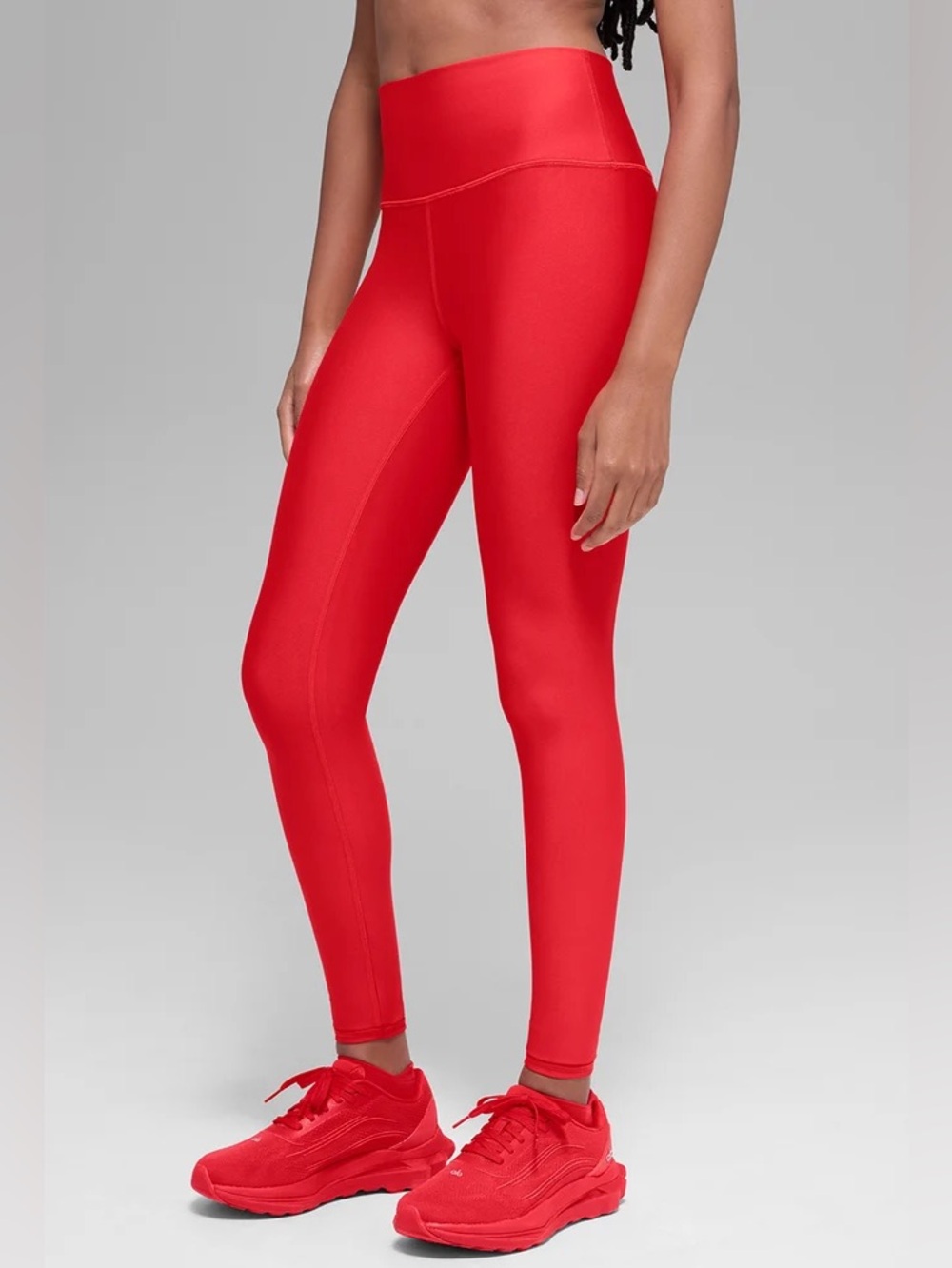 ALO Yoga Airlift Winter Warm High-Waist Legging in Bright Red - S